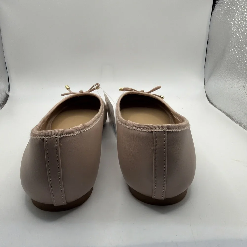 Ted Baker Classic Genuine Leather Pink Ballet Shoes Size 8.5 New
